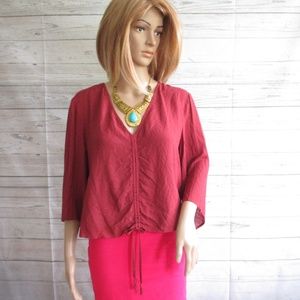NWT - BCBGENERATION Burnt Sienna top - sz L -$68.